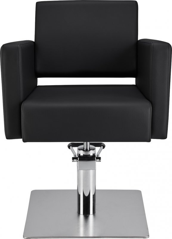 FOTEL FRYZJERSKI PREMIUM S SKAJ CZARNY (SUPER SALON)