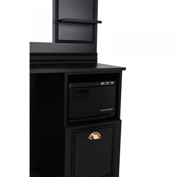 KONSOLETA BARBERSKA LEXUS N 140CM PŁYTA CZARNA (48H) NOWA