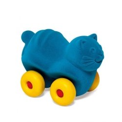 Rubbabu Kot pojazd sensoryczny turkusowy