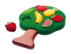 Rubbabu Sorter Puzzle 3D Owoce sensoryczny uszkodzone opakowanie 