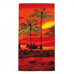 Ręcznik plażowy szybkoschnący  sunset 140x70 cm