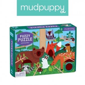 Mudpuppy Puzzle sensoryczne z miękkimi aplikacjami Las 42 elementy 3