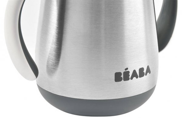 Beaba Bidon termiczny termobutelka ze słomką 250 ml Mineral grey