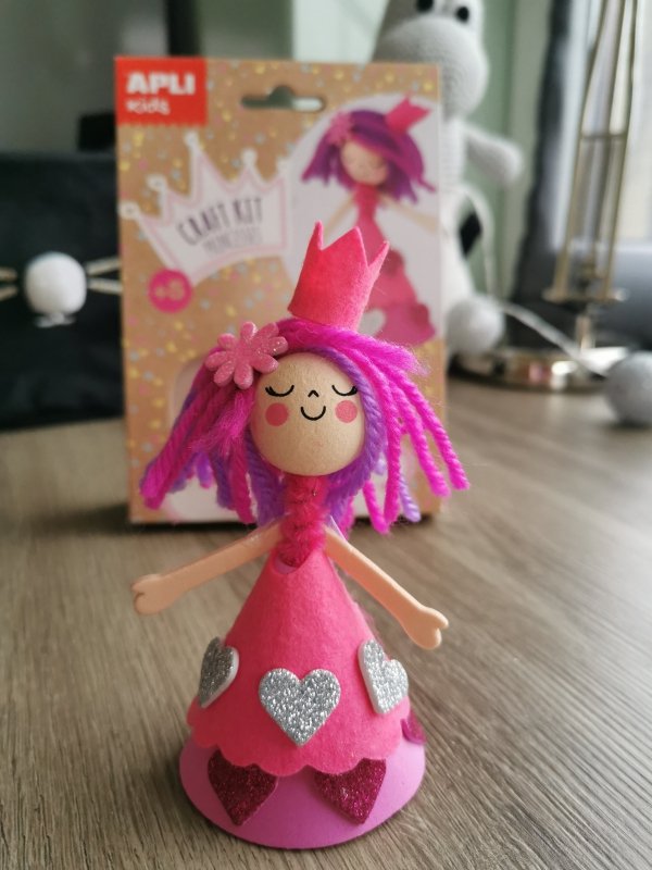 Zestaw artystyczny Apli Kids - Różowa Księżniczka