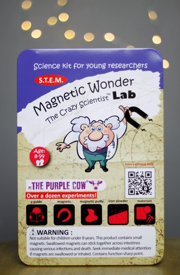 Zestaw do robienia eksperymentów The Purple Cow - Cuda Magnetyczne