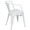 Krzesło Paris Arms białe inspirowane Tol ix