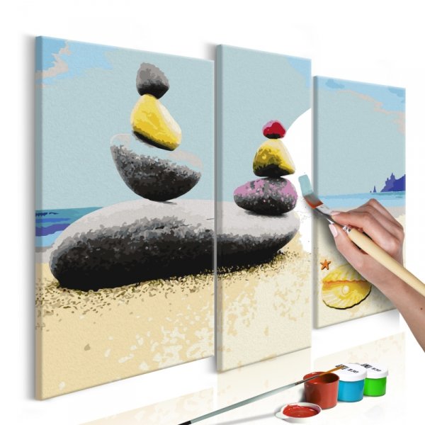 Obraz do samodzielnego malowania - Wakacyjna plaża