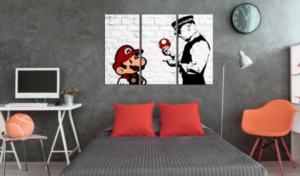 Obraz - Mario Bros (Banksy)
