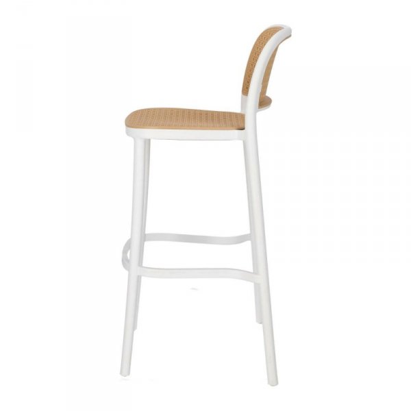 Krzesło barowe Antonio białe