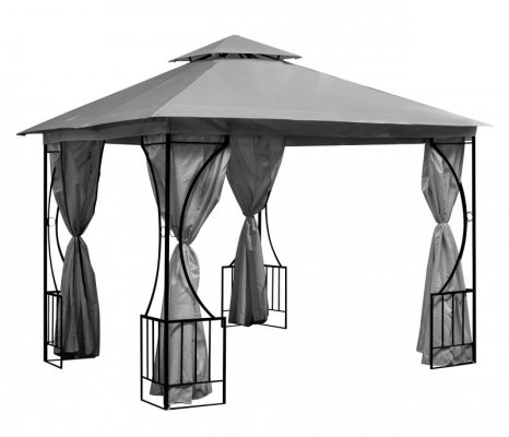 Namiot pawilon ogrodowy 2w1 3x3 m moskitiera i pełne ścianki MultiGarden