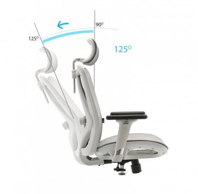 Fotel ergonomiczny ANGEL biurowy obrotowy kalistO szary
