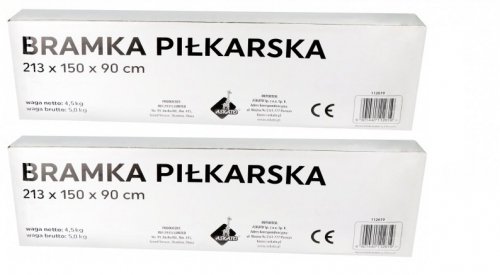 Komplet bramka 2 szt do piłki nożnej 213 x 150 x 90 #CZ