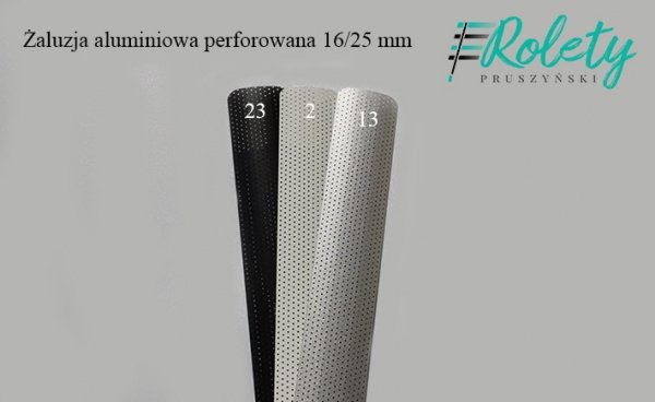 żaluzja aluminiowa performowana na wymiar 2,5 cm