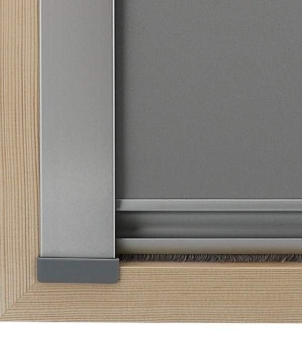 Profil srebrny rolety Dekolux Premium