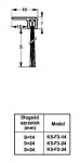 Listwa progowa STRIBO F3-14 1 mb 