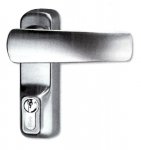 Idea Trim klamka + 1/2 wkładki inox p.poż 