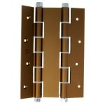 Zawias wahadłowy dwustronny AMIG 180 x 133,5 mm aluminium brązowy 