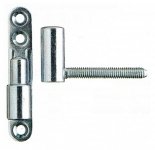 Zawias przykręcano-wkręca<br />ny do PCV OTLAV OT-P50 fi 15 ocynk biały M8x50 