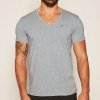 Tommy Hilfiger Jeans t-shirt koszulka v-neck męska szara DM0DM04410-038