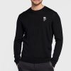Karl Lagerfeld sweter męski czarny  655013-524399-990 