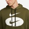  Nike bluza męska khaki Fleece Baseball Hoodie DM5458-326