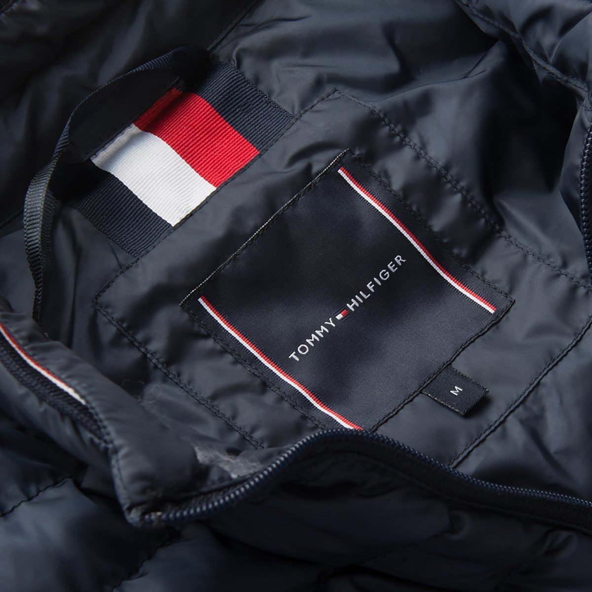 KURTKA M SKA TOMMY HILFIGER JESIENNA GRANATOWA MW0MW12720 CJM