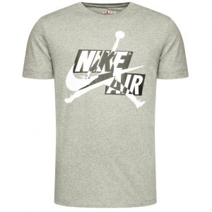Nike Air Jordan t-shirt koszulka męska szara CU9570-091