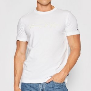 Tommy Hilfiger t-shirt koszulka męska biała MW0MW18729-100