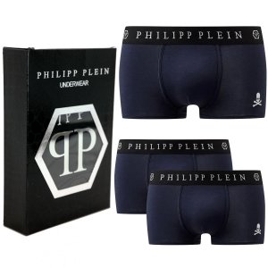 Philipp Plein bokserki męskie granatowe 2-pack UUPB01-85