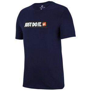 Nike męski t-shirt koszulka granatowa Just Do It AA6412-451