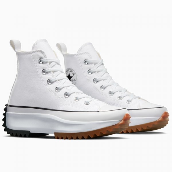 Converse All Star buty obuwie trampki białe wysokie platformy sneakersy 166799C 