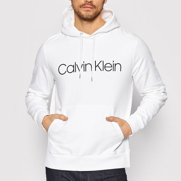 Calvin Klein bluza męska z kapturem biała K10K104060 117