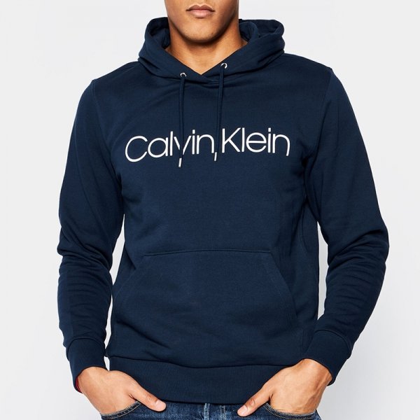 Calvin Klein bluza męska z kapturem granatowa K10K104060 407