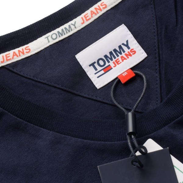 Tommy Hilfiger Jeans t-shirt koszulka męska granatowa DM0DM10099 C87