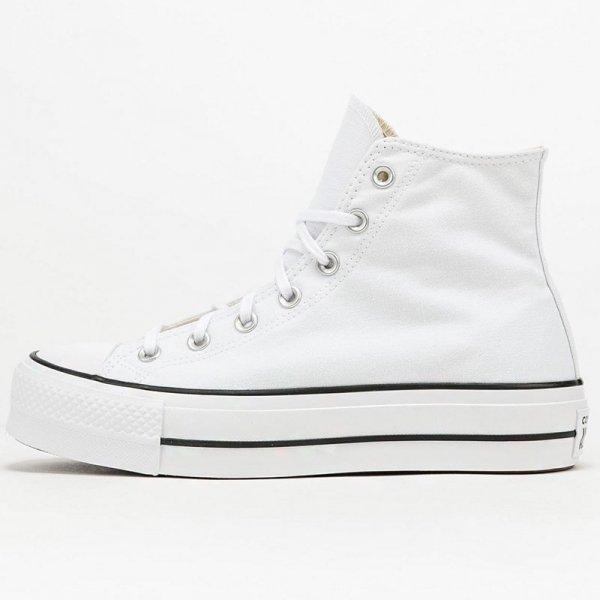 Converse All Star buty obuwie trampki damskie białe Chuck Taylor Platform 560846C