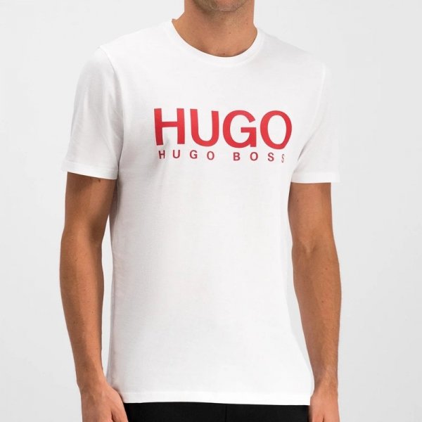 Hugo Boss t-shirt koszulka męska biała 50387414
