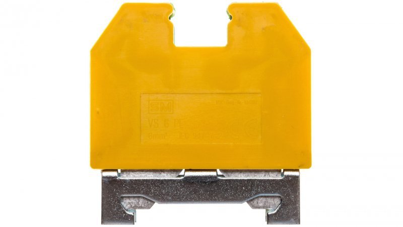 Złączka szynowa gwintowa ochronna 6mm2 zielono-żółta VS 6 PE 003901497