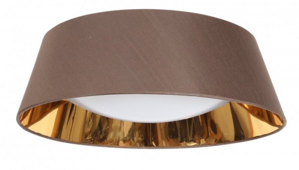 MOLA PLAFON 46 16W LED 6500K Z ABAŻUREM BRĄZOWY