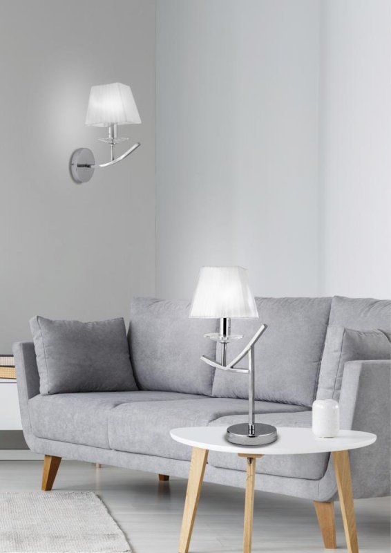 VALENCIA # #  LAMPKA 1X40W E14 CHROM H-45