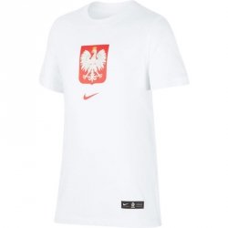 Koszulka Nike Poland B Tee Evergreen Crest CU1212 100 biały XL (158-170cm)