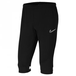 Spodnie Nike Dry Academy 21 3/4 Pant Junior CW6127 010 czarny XS (122-128cm)
