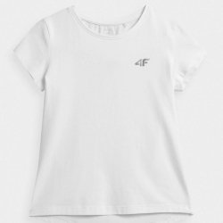 T-Shirt 4F HJZ21-JTSD001 10S biały 128 cm