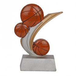 Statuetka piłka koszowa Polcups 14 cm multikolor