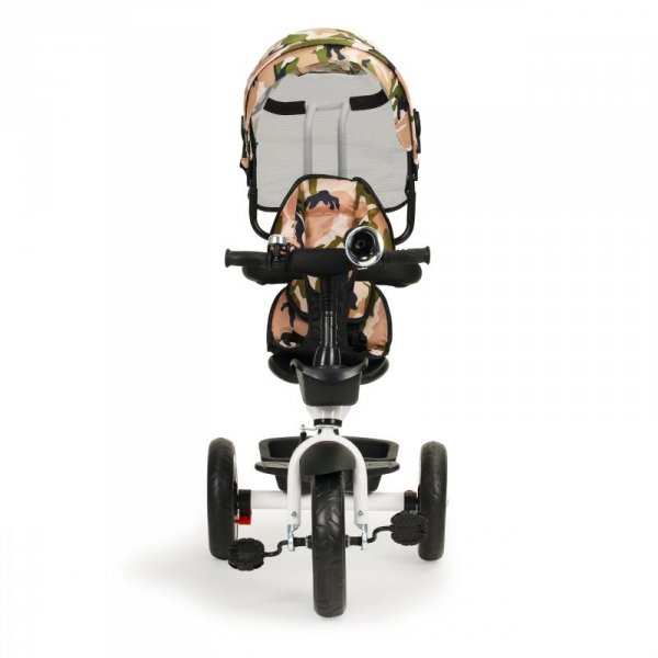 Rowerek trójkołowy spacerówka wózek obracany fotel 360°