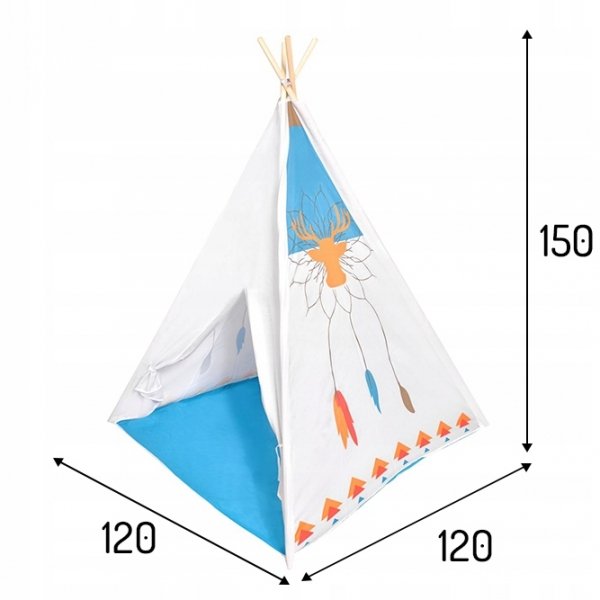 Namiot namiocik tipi wigwam domek dla dzieci Ecotoys