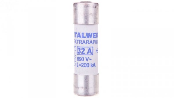 Wkładka bezpiecznikowa cylindryczna 14x51mm 32A aR 690V CH-S14UQ 002635115