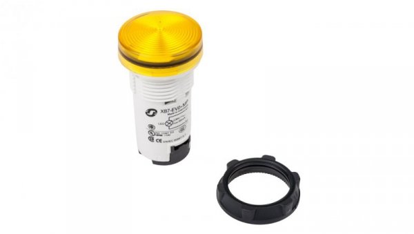Lampka sygnalizacyjna 22mm żółta 230V AC XB7EV05MP