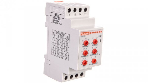 Przekaźnik nadzoru prądu maksymalnego 1-fazowy 5/16 A AC/DC PMA20240