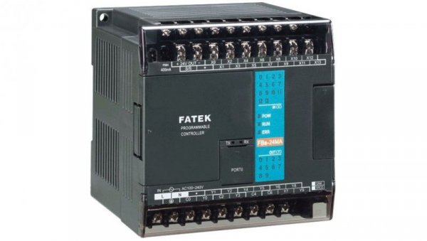 Sterownik 24V DC, 14 wej., 10 wyj. przek. FBs-24MAR2-D24