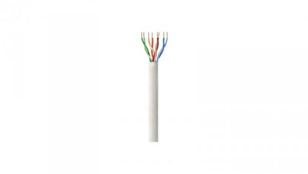 Kabel Skrętka Kat 6 UTP Drut 305m Box Szara SOHO CCA